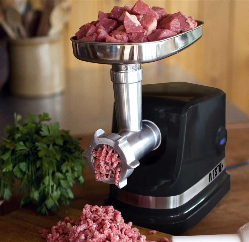 Weston Meat Grinder: 575W, black | 33-1201-W - Inhomebuy