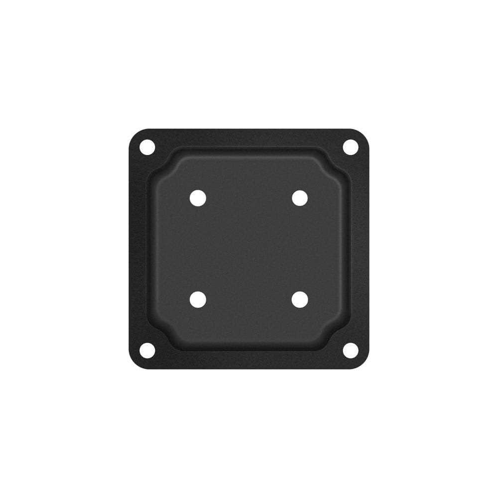 Nuvo Iron 4 in. x 4 in. Black Wood Post Connector Plate WPCP4B - Inhomebuy