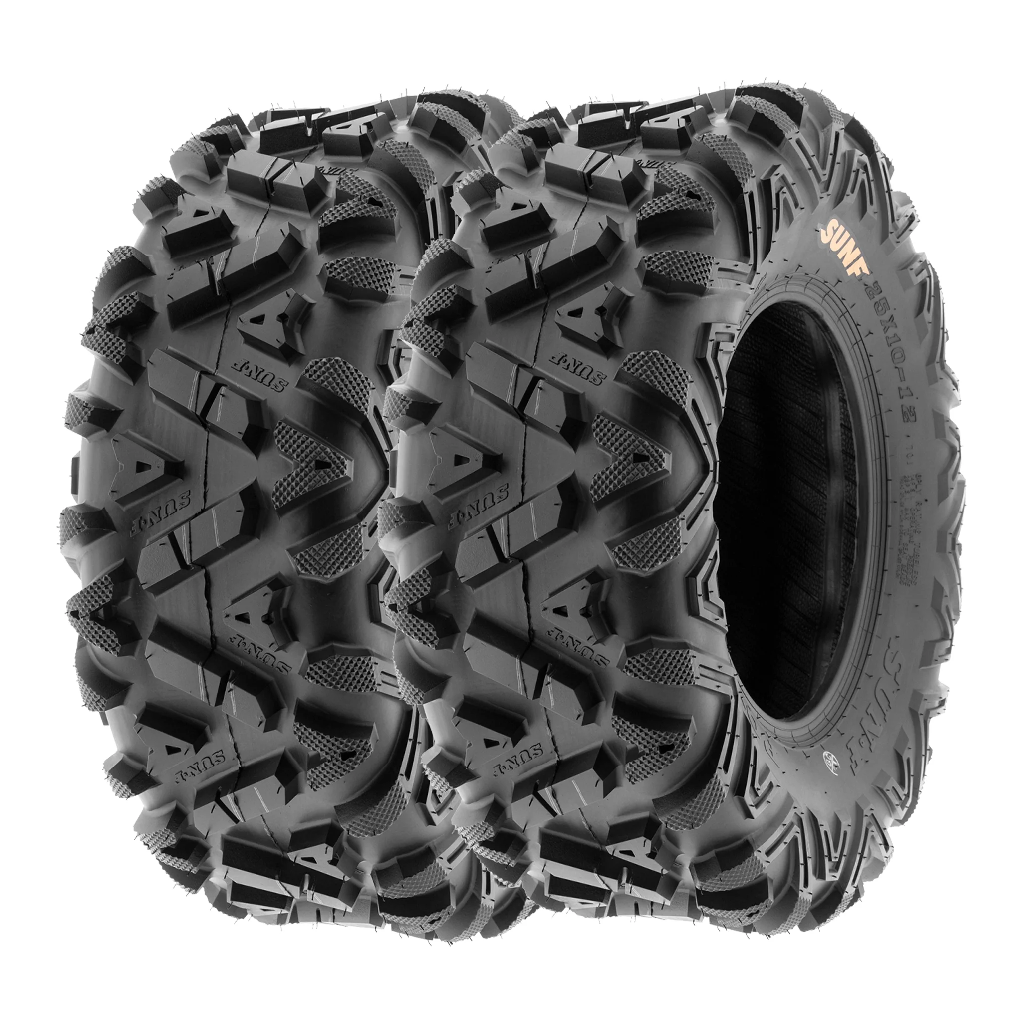SunF All Terrain ATV UTV Tires 24x10-11 24x10x11 6 PR A033 (Pair of 2) - Inhomebuy