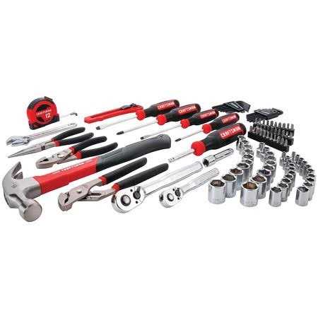 CRAFTSMAN Home Tool Kit / Mechanics Tools Kit 57-Piece - Inhomebuy