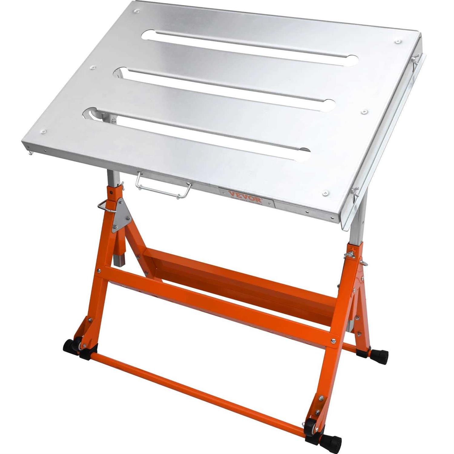 VEVOR Welding Table 30×20 400lbs Load Capacity Steel Welding Workbench Table on Wheels - Inhomebuy