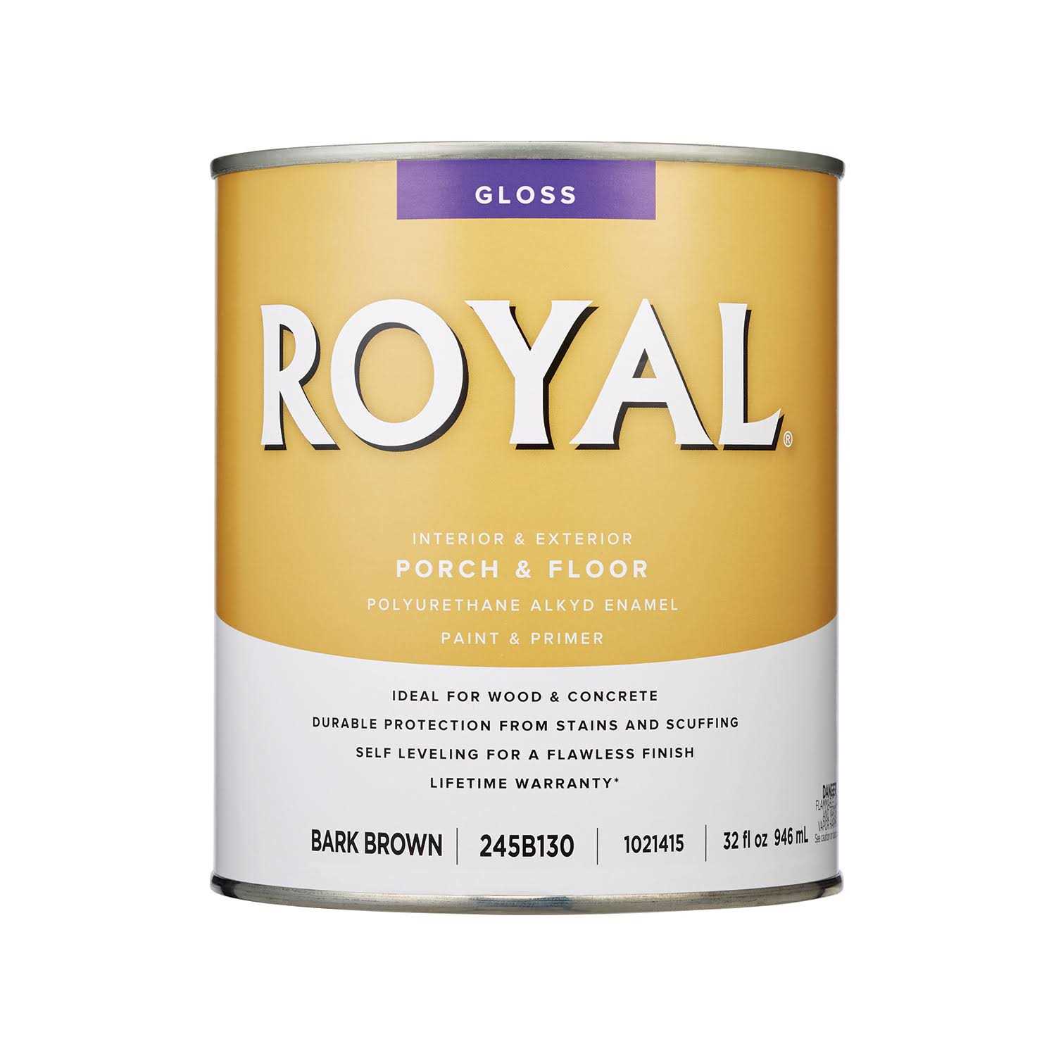 Royal Gloss Gray Porch & Floor Alkyd Enamel 1 Gal - Inhomebuy