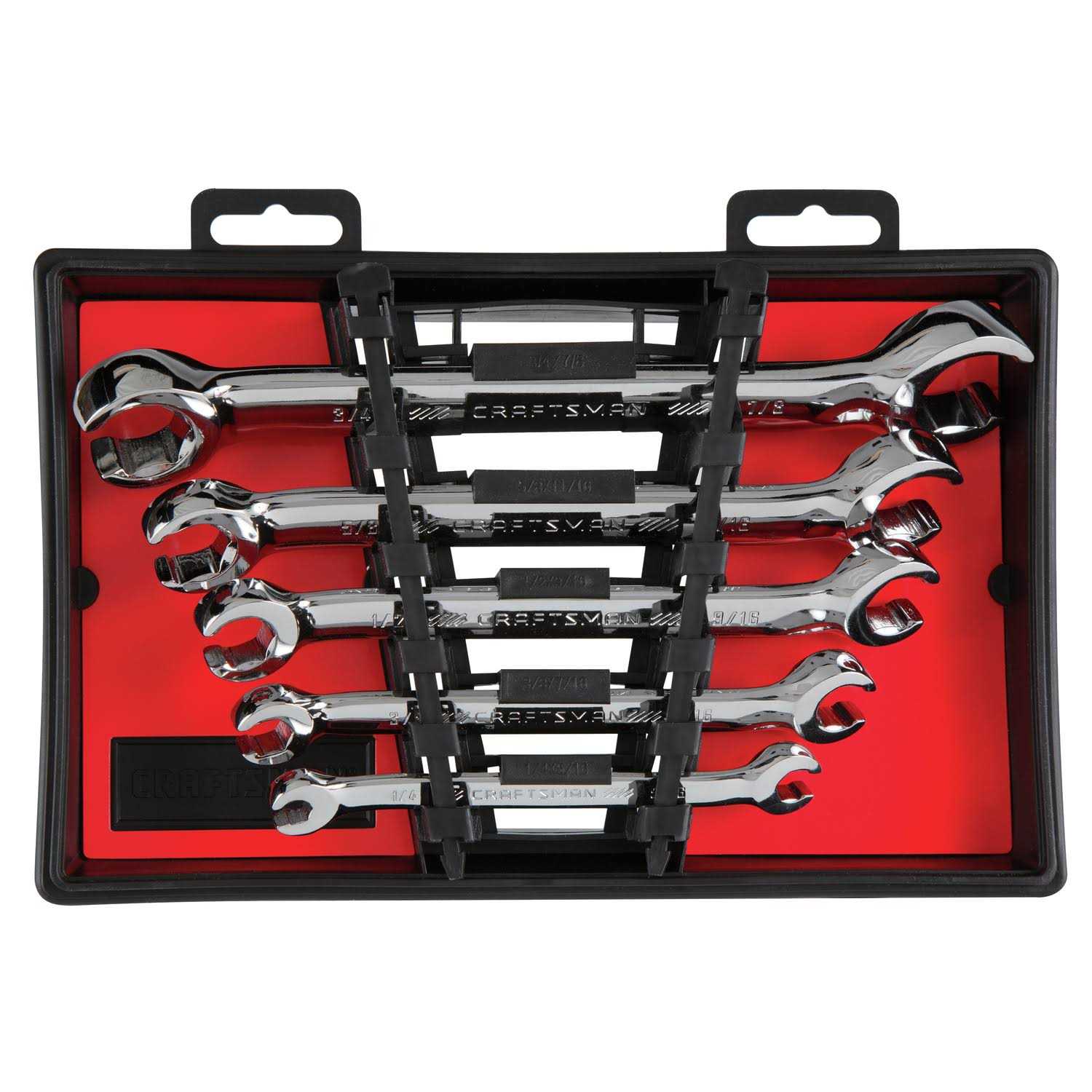 Craftsman 6 point Metric Flare Nut Wrench Set 5 pc - Inhomebuy