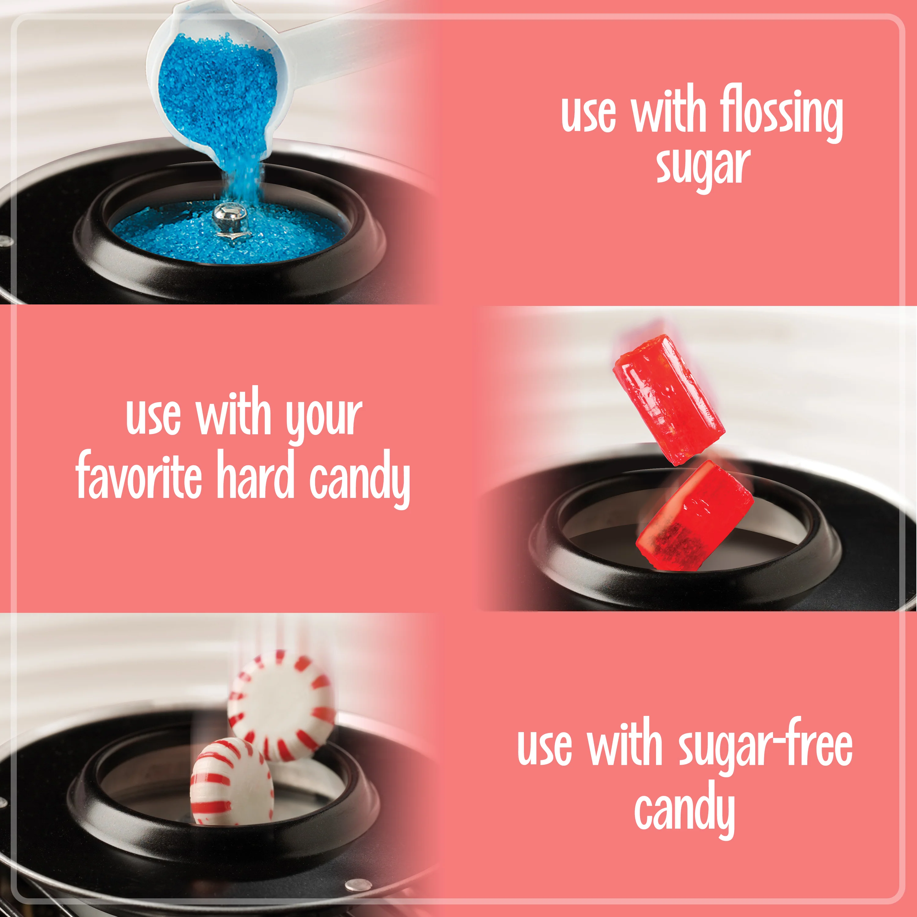 Retro Hard Candy Cotton Candy Maker - Inhomebuy