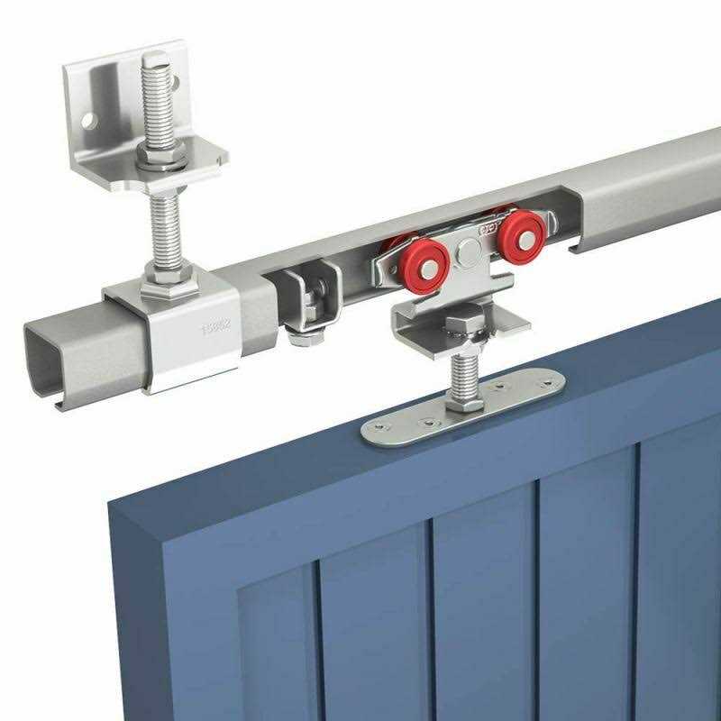 Sliding Cabinet Door Hardware Kit Tracks For 2 Bypass Cabinet Doors Up To 13lbs - Inhomebuy