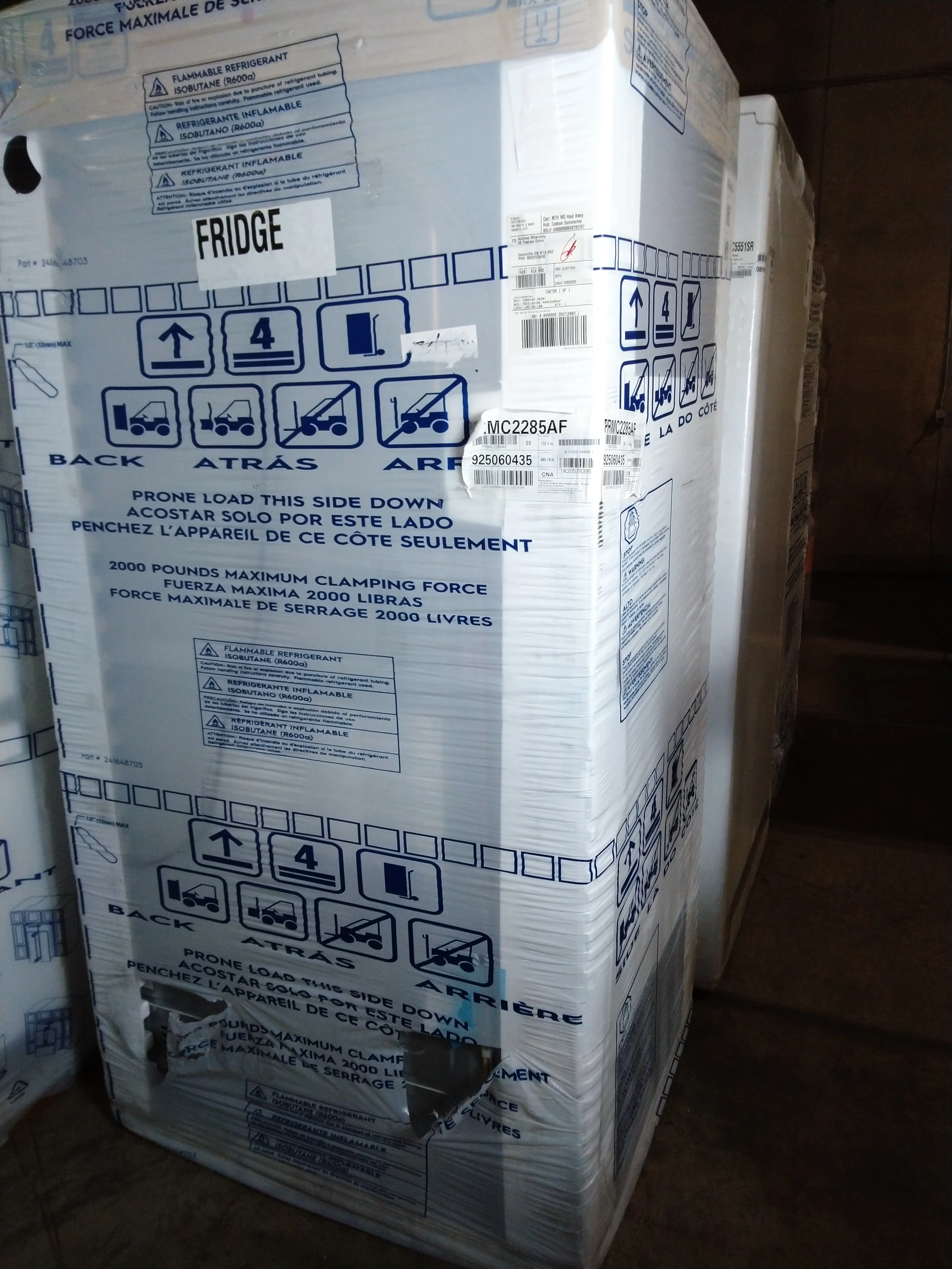 Frigidaire Professional 36 in 21.4 cu ft. Stainless Steel French Door Refrigerator - PRMC2285AF - Inhomebuy