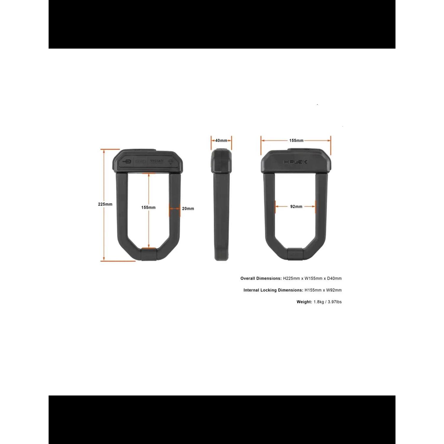 Hiplok Ankr Wall Ground Anchor - Inhomebuy