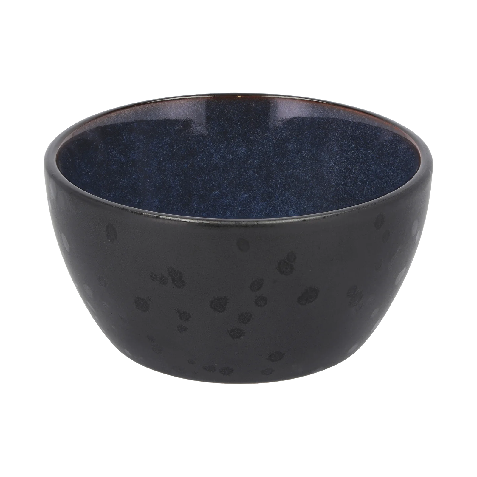 Bowl 12cm Black Dark Blue Bitz - Inhomebuy