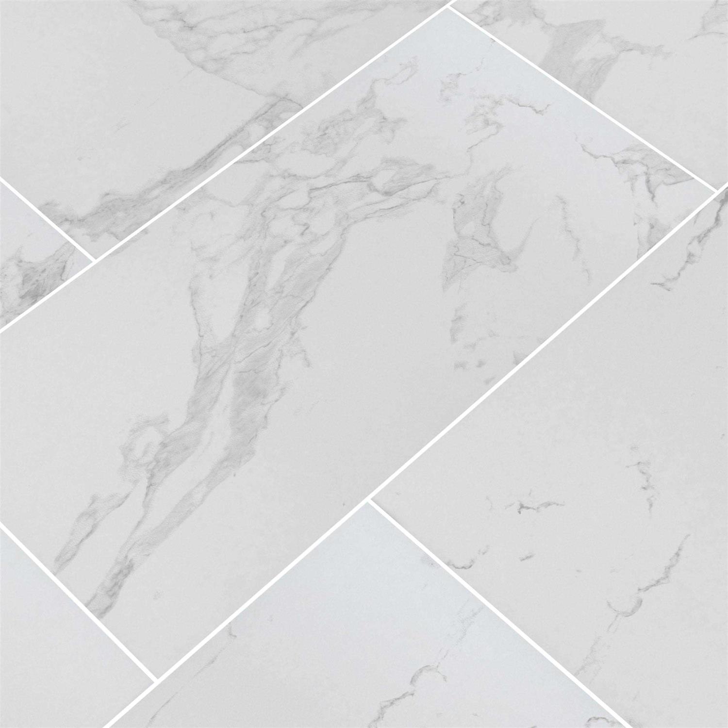 MSI Praia Carrara 12 in. x 24 in. Glazed Porcelain Floor and Wall Tile - Inhomebuy