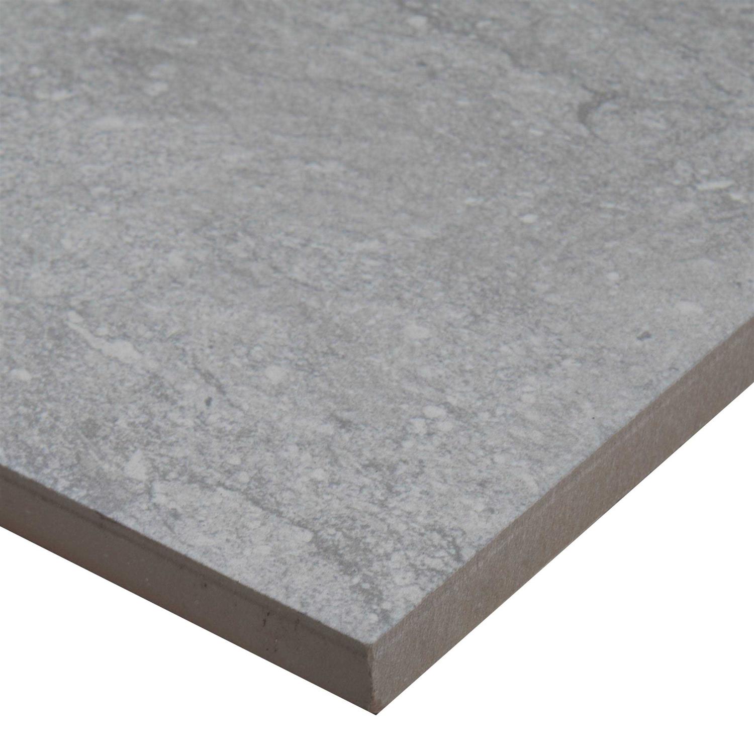 MSI Vulkon Grey 24 in. x 24 in. Matte Porcelain Paver Tile - Inhomebuy