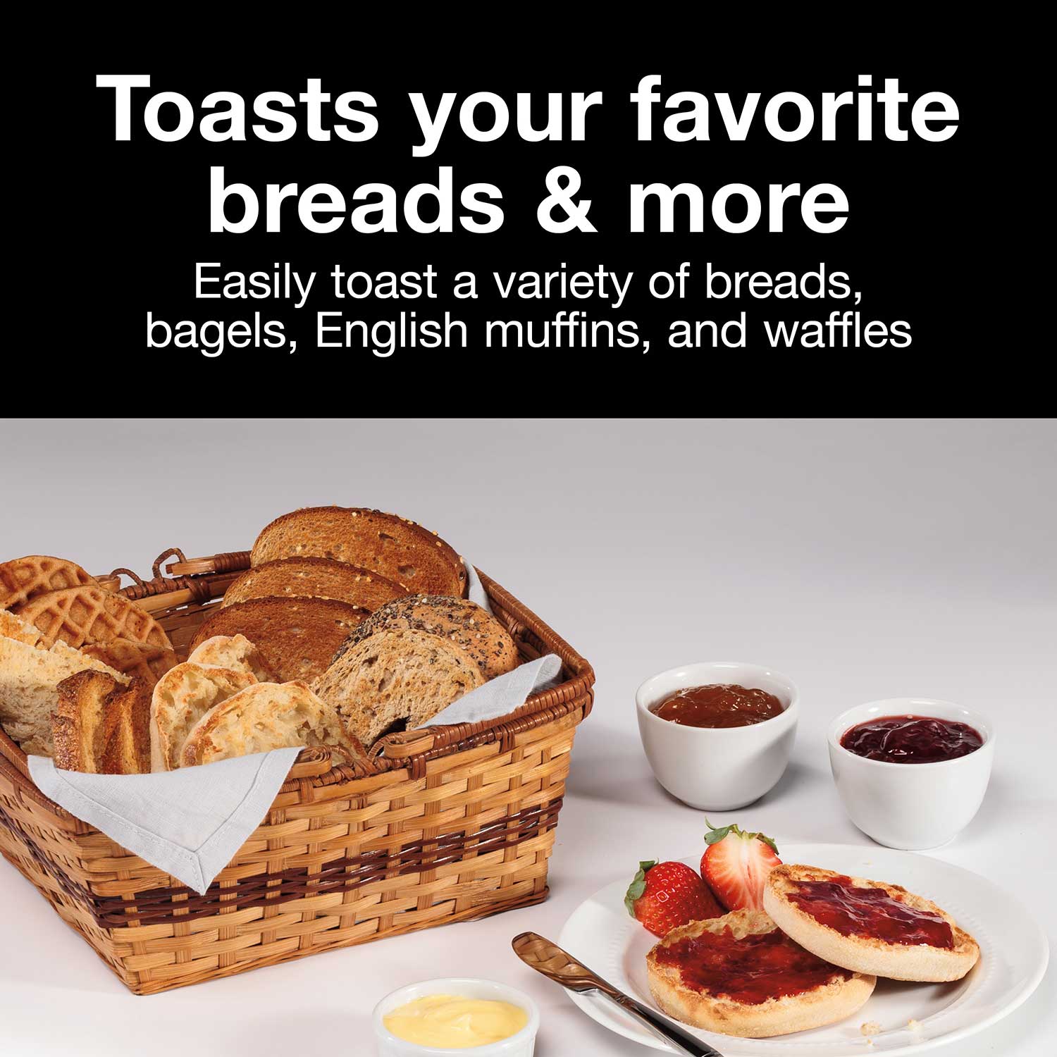 Proctor-Silex Toaster: 2-slice, chrome & white | 22632PS - Inhomebuy