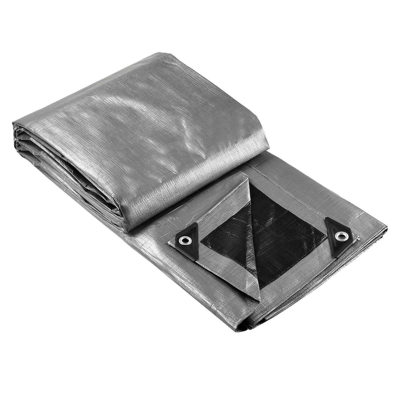 Yescom Heavy Duty Reinforced Poly Tarp Multi Purpose Canopy Tent Cover Waterproof Tarpaulin - Inhomebuy