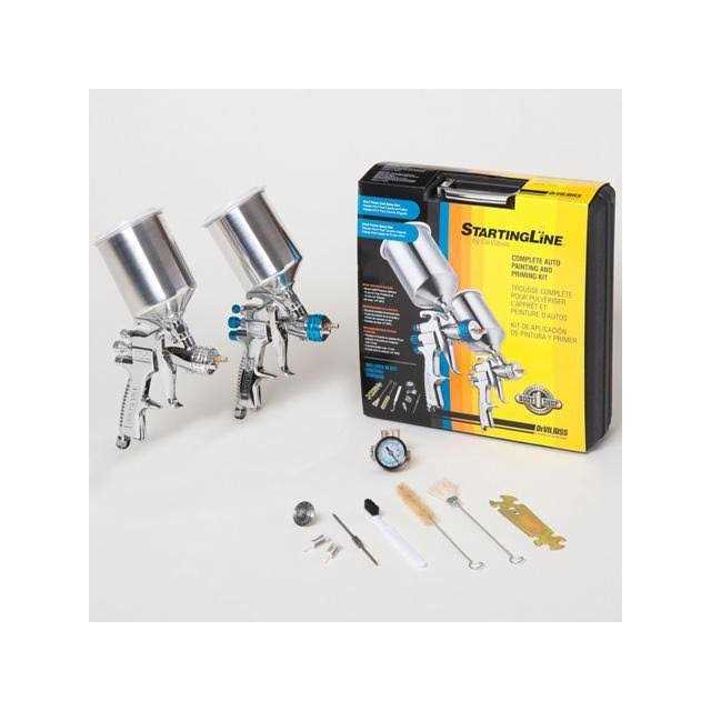 DeVilbiss 905163 FLG Gravity HVLP 1.3 - Inhomebuy
