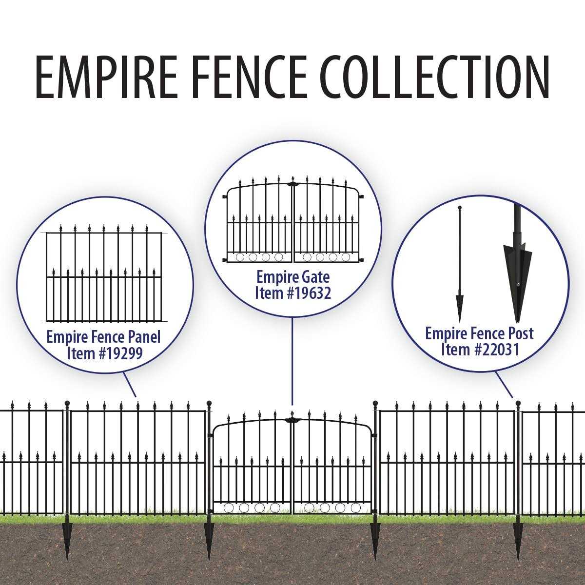 No Dig Decorative Wire Garden Fence Blk 838175 - Inhomebuy