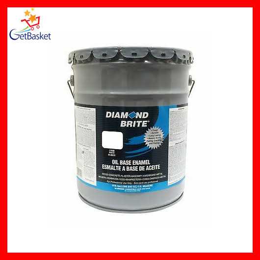 Diamond Brite 5 gal Oil Base All Purpose Enamel Paint - Inhomebuy