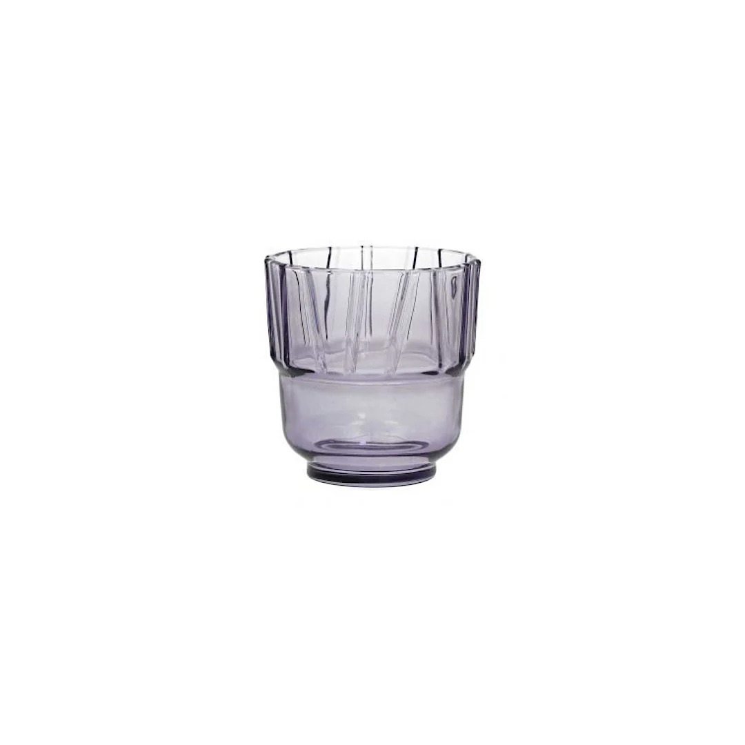 Bamboo Line Stackable glass 245ml Grigio - Inhomebuy