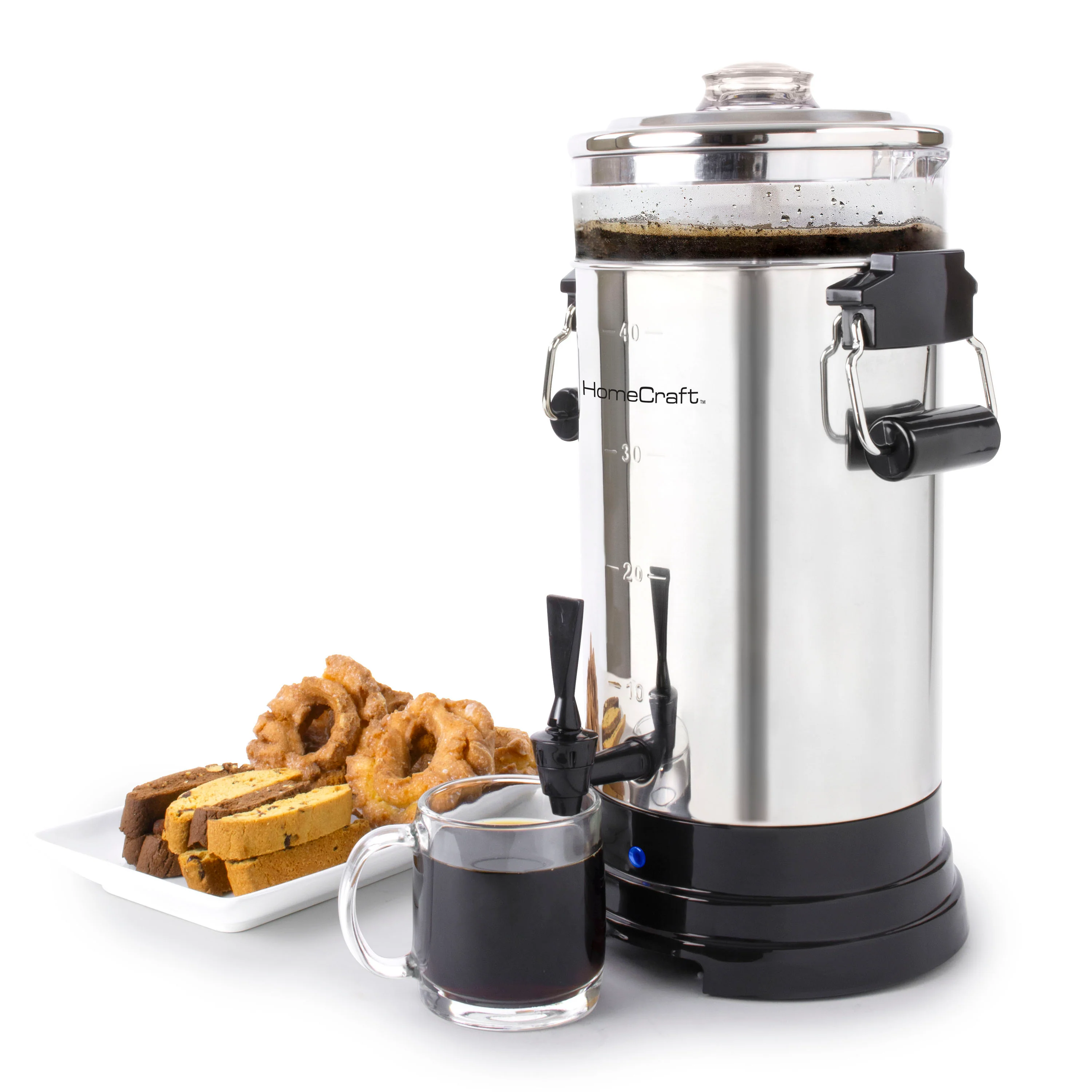 HomeCraft 1000-Watt Automatic 40-Cup Coffee Urn - Inhomebuy