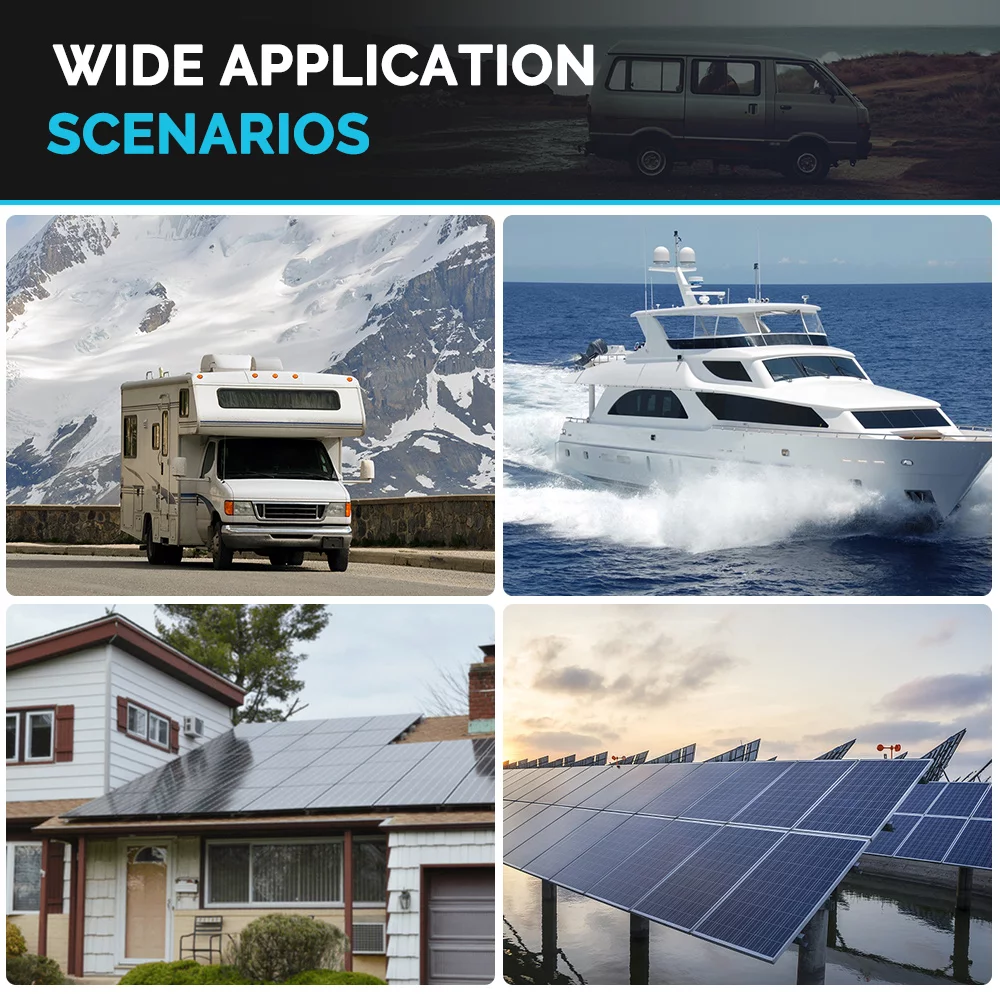 Renogy Deep Cycle AGM Battery 12 Volt 200Ah, 2000A Max Discharge Current, Safe Charge Most Home Appliances for RV, Solar, Marine, and off-grid Applications - Inhomebuy