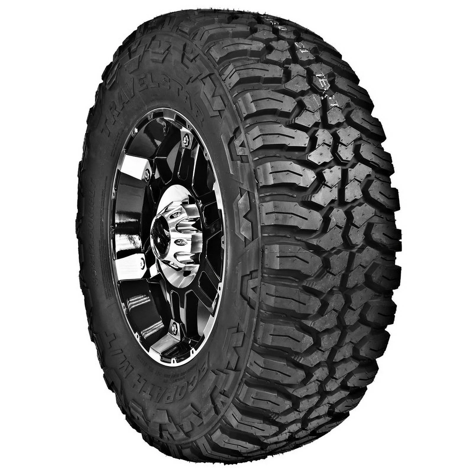 Travelstar ECOPATH M/T 35X12.50R22 12 Ply 121Q Load Range F SUV Light Truck Mud Terrain Tire 35/12.50/22 MT (Tire Only) - Inhomebuy