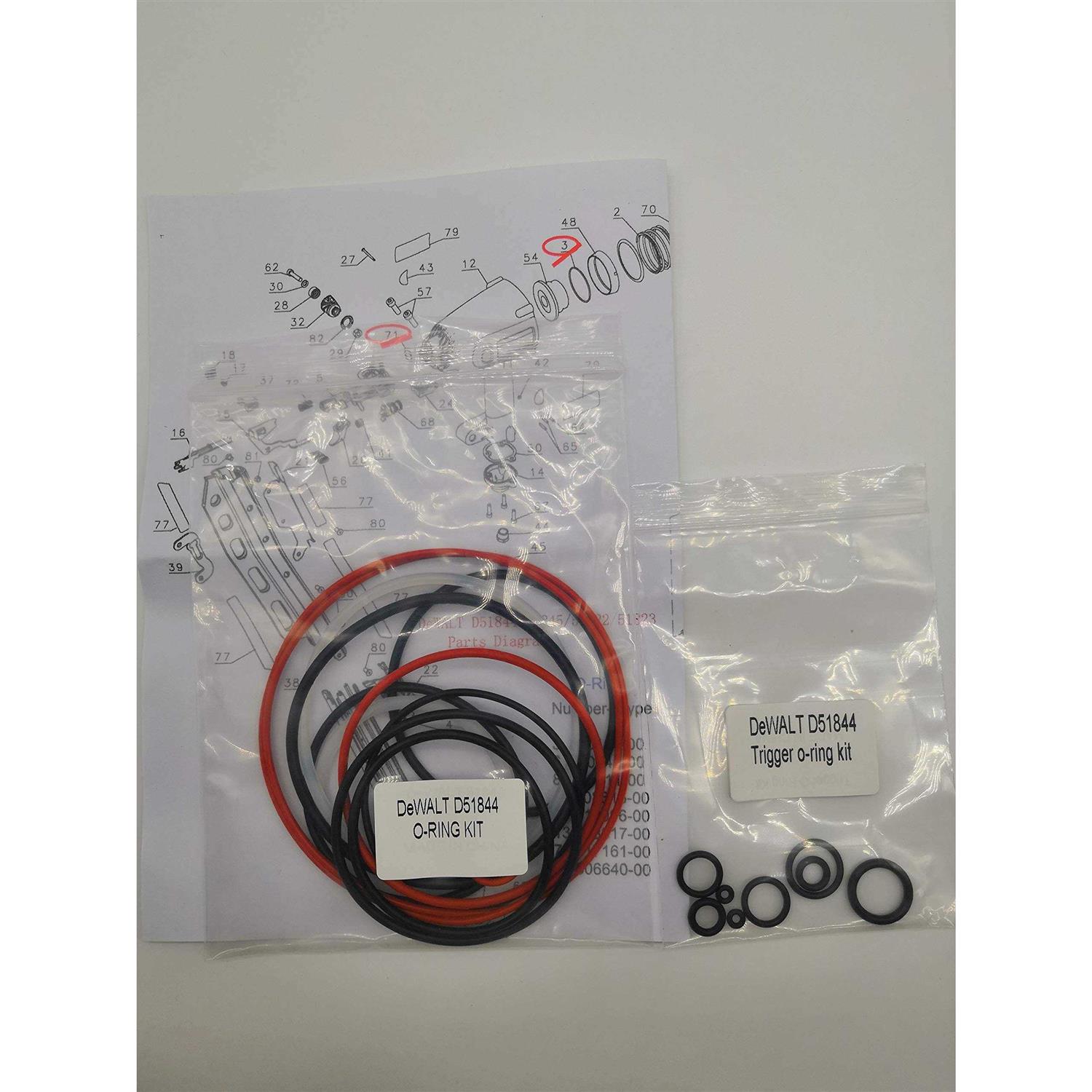 O-Ring Rebuild Kit Adjustable Detent Hydraulic Log Splitter Control Valve LVA1 - Inhomebuy