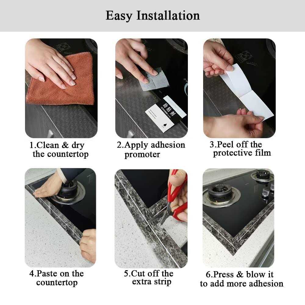 Dstorelhp Kitchen & Bath Caulk Tape Sealant Strip 1.5”x10.5FT Pvc Self Adhesive Caulk Strip Waterproof Caulking Tape - Inhomebuy