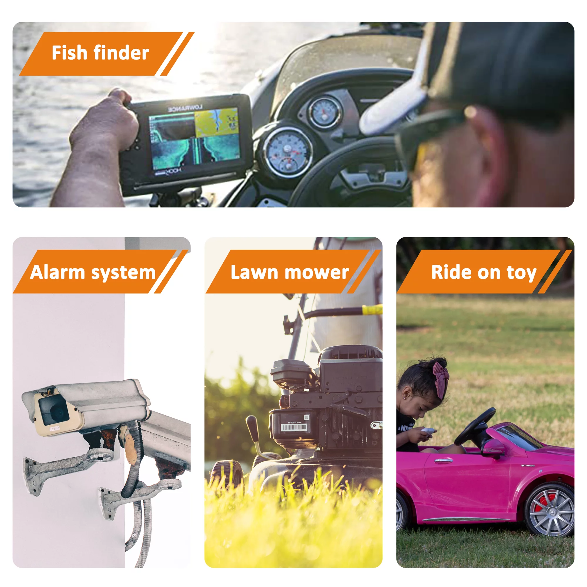 BPNN 12V 100Ah LiFePO4 Battery Long Cycles 12V Lithium Battery for RV Home Backup - Inhomebuy