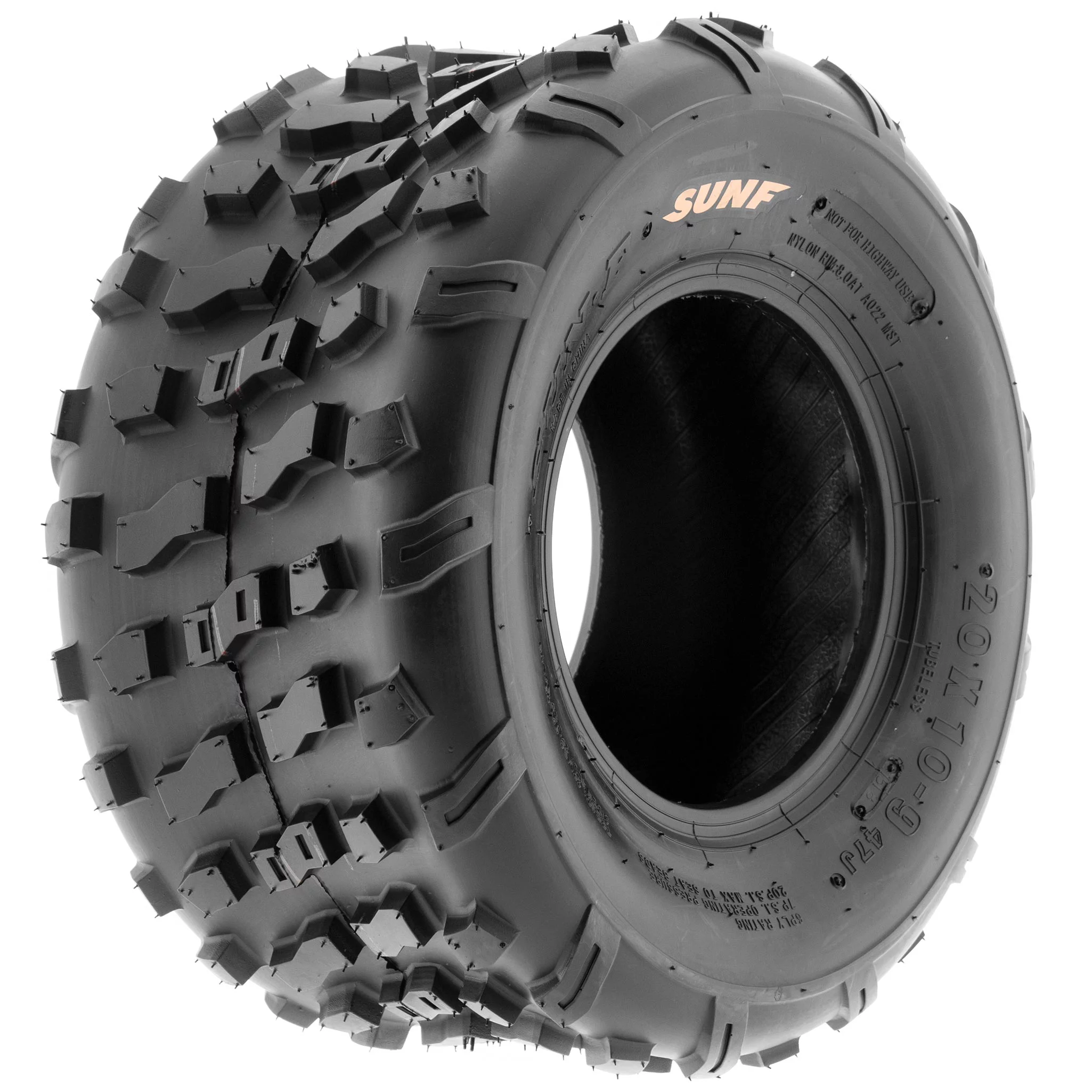 SunF Set of 4 ATV Tires A022 20x10-9 20x10x9 4 PR - Inhomebuy