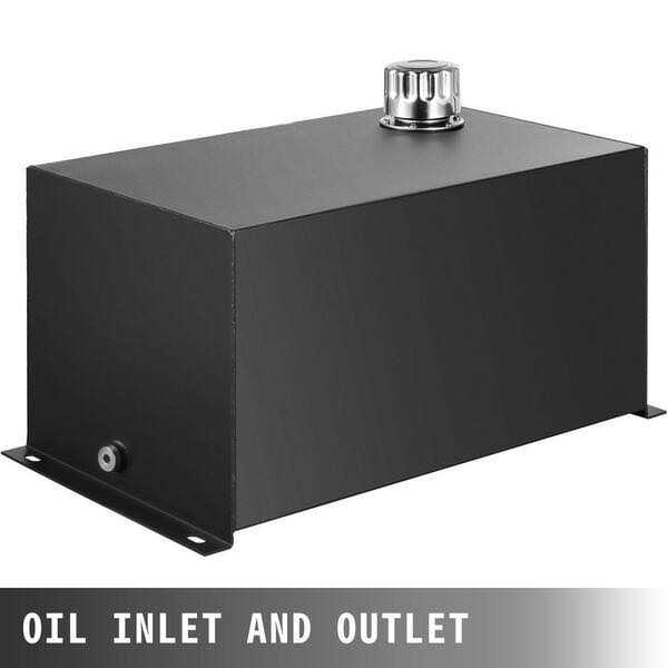 VEVOR Hydraulic Fluid Tank Reservoir 10 Gal Fuel Tank Heavy Duty Hydraulic Steel Fluid Tank - Inhomebuy