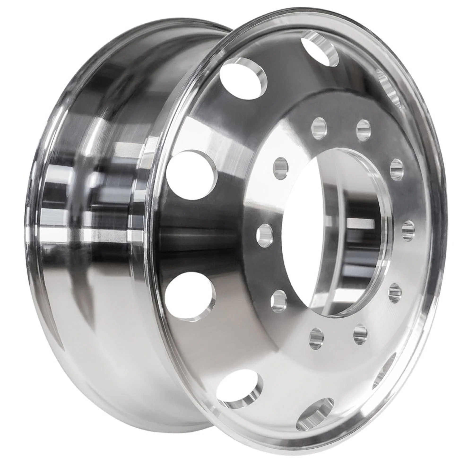 Truck Rims 22.5 x 8.25 Forge Aluminum Commercial Wheels Trailer Hub Pilot Alcoa STYLE TOP Quantity - Inhomebuy