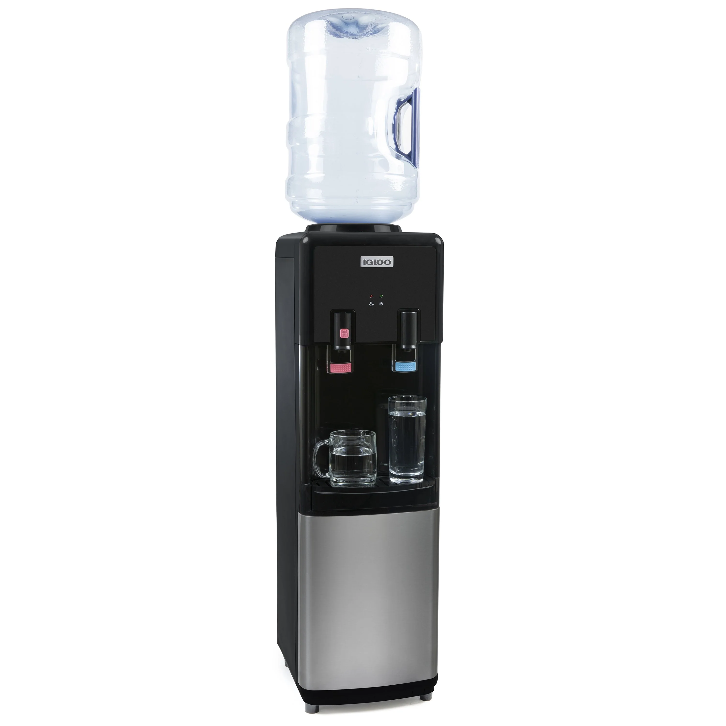 Igloo® Hot & Cold Top Loading Water Dispenser, Black - Inhomebuy