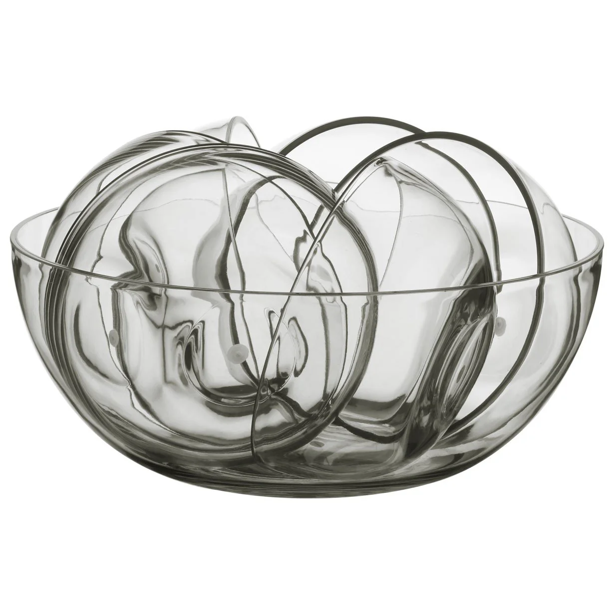 Set Salad Bowl + 6 Bowls Bahamas �?Ice - Inhomebuy