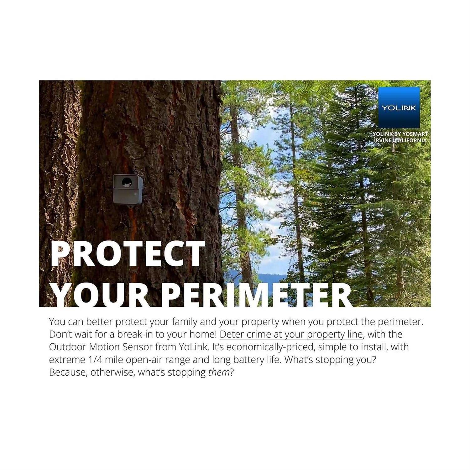 YoLink SpeakerHub and Outdoor Motion Starter Kit - Inhomebuy