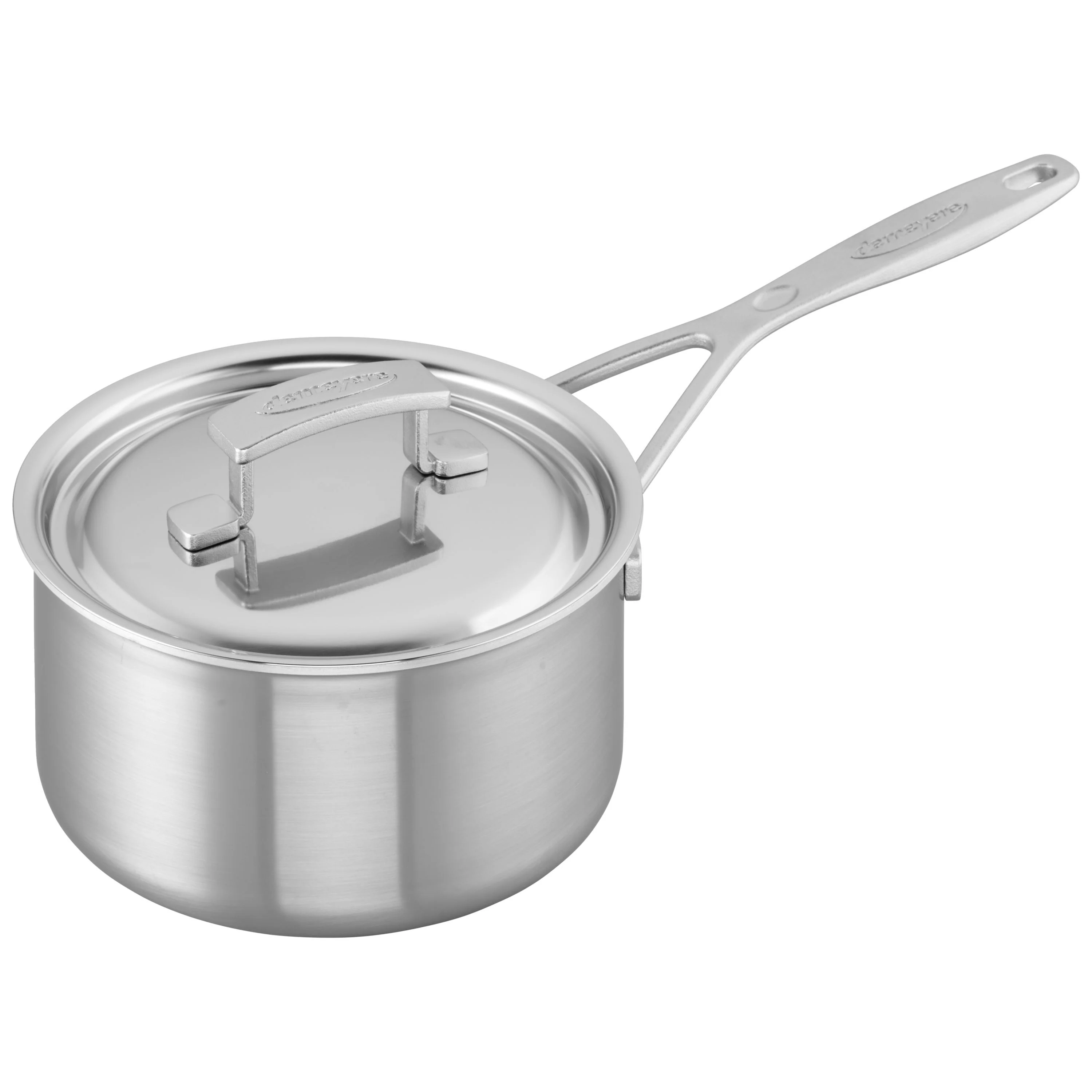 Demeyere 2 Qt. Stainless Steel Sauce Pan with Lid, Industry Series - Inhomebuy