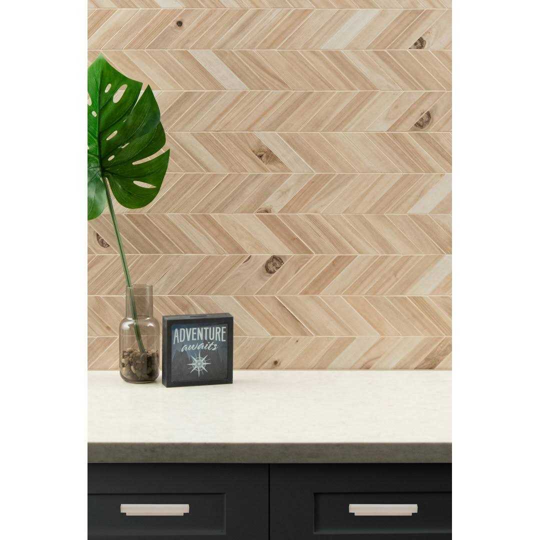 MSI Havenwood Chevron Matte Porcelain Tile - Inhomebuy