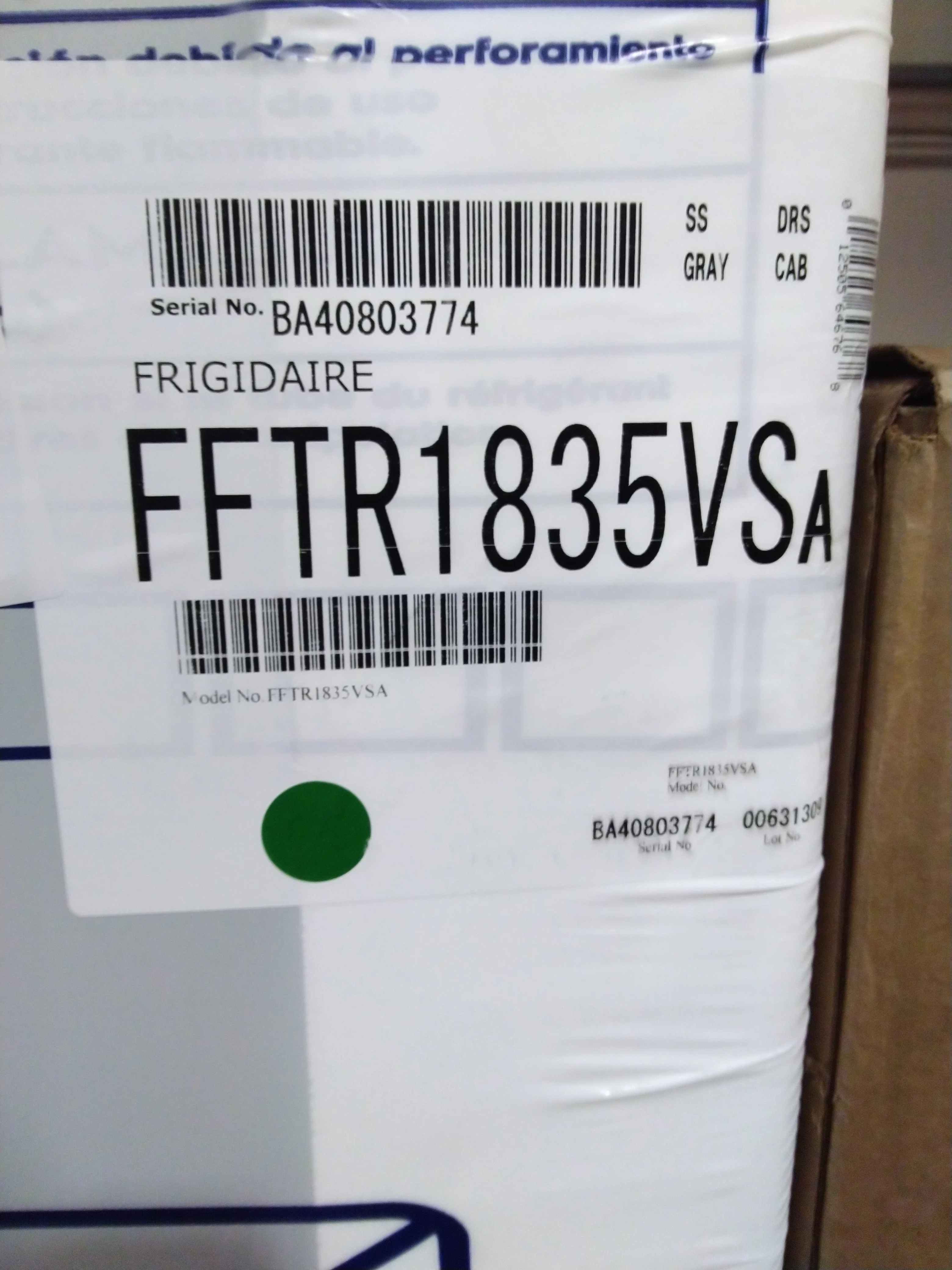 Frigidaire 30in. 18.3 cu. ft. Stainless Steel Top Freezer Refrigerator - FFTR1835VS - Inhomebuy