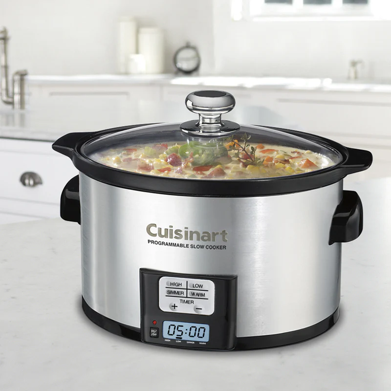 Cuisinart Slow Cooker 3.5 qt, brushed s/s | PSC-350C - Inhomebuy