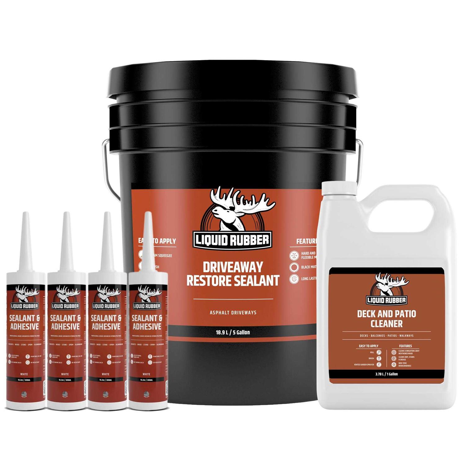 Driveway Restore Sealer Liquid Rubber - Inhomebuy