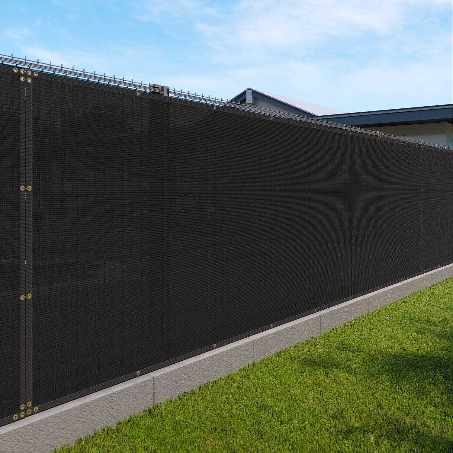 Windscreen4less Privacy Fence Screen Heavy Duty Brass - Inhomebuy