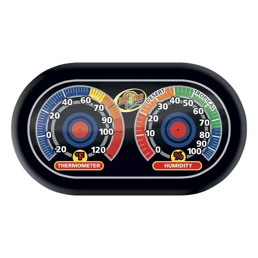 Zoo Med Digital Thermometer Humidity Gauge - Inhomebuy