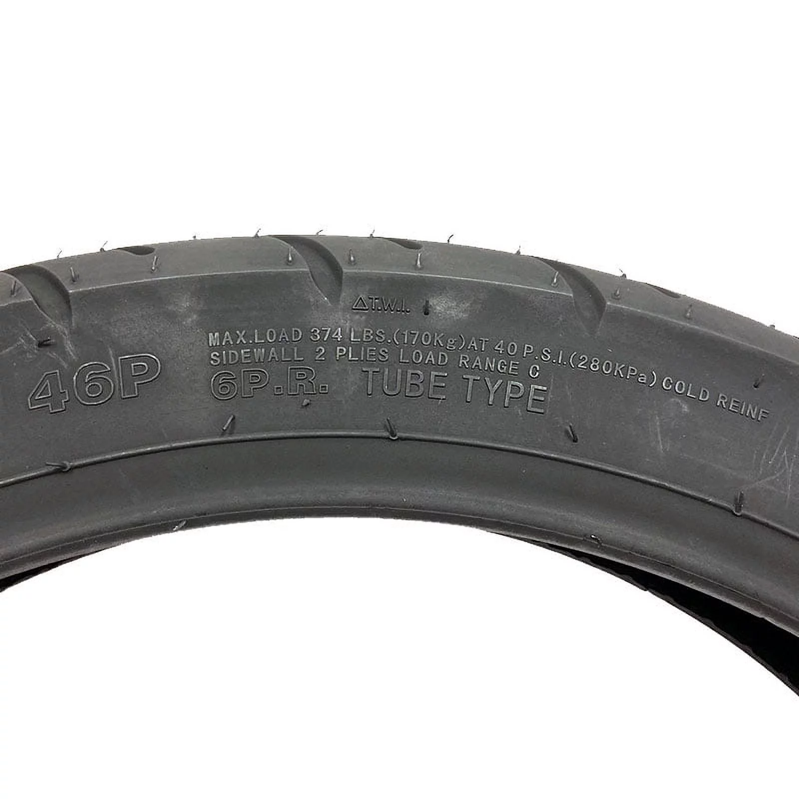 Motorcycle Tire 2.50-16 (80/80-16, 90/80-16) Front or Rear Street Performance Tread (P83) - Inhomebuy