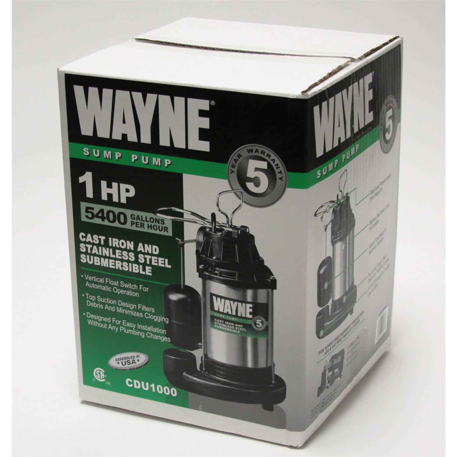 Wayne 3/4 HP Submersible Sump Pump - Inhomebuy