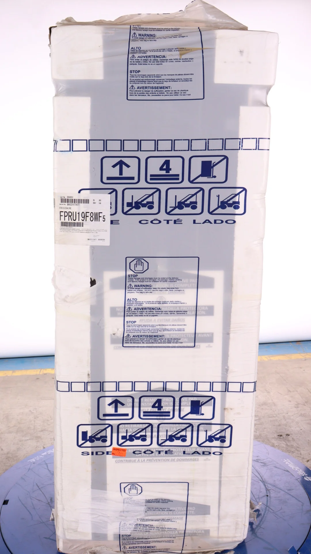 FRIGIDAIRE PROFESSIONAL 33 IN. 19 CU. FT. STAINLESS STEEL SINGLE DOOR ALL REFRIGERATOR - FPRU19F8WF - Inhomebuy