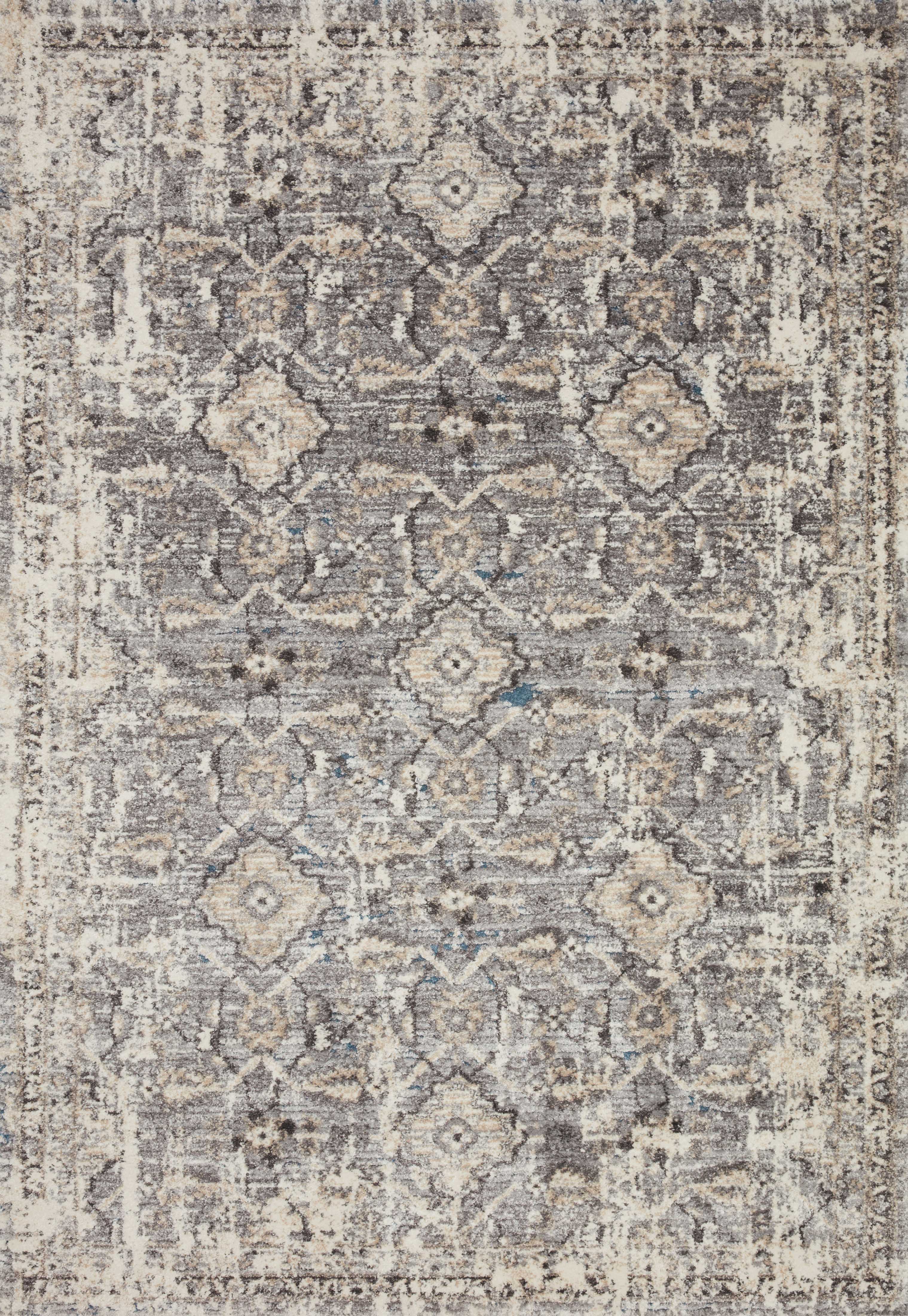 Loloi Rugs Theory Collection Rug in Natural, Grey - 9'6