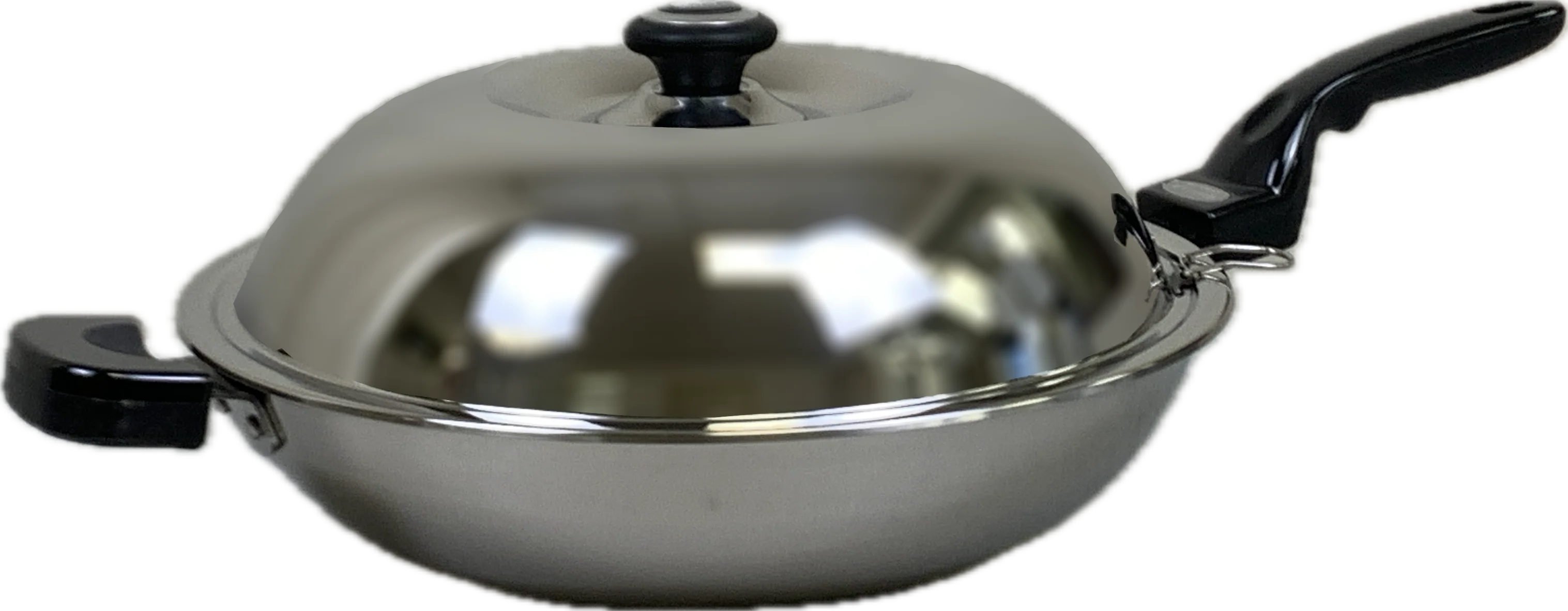 Whale | WW-40F | 5-layer Stainless Steel Wok: 40cm - Inhomebuy