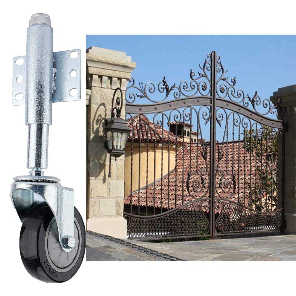 Yaegoo 4 PU Gate Heavy Duty Spring Loaded Swivel Caster - Inhomebuy