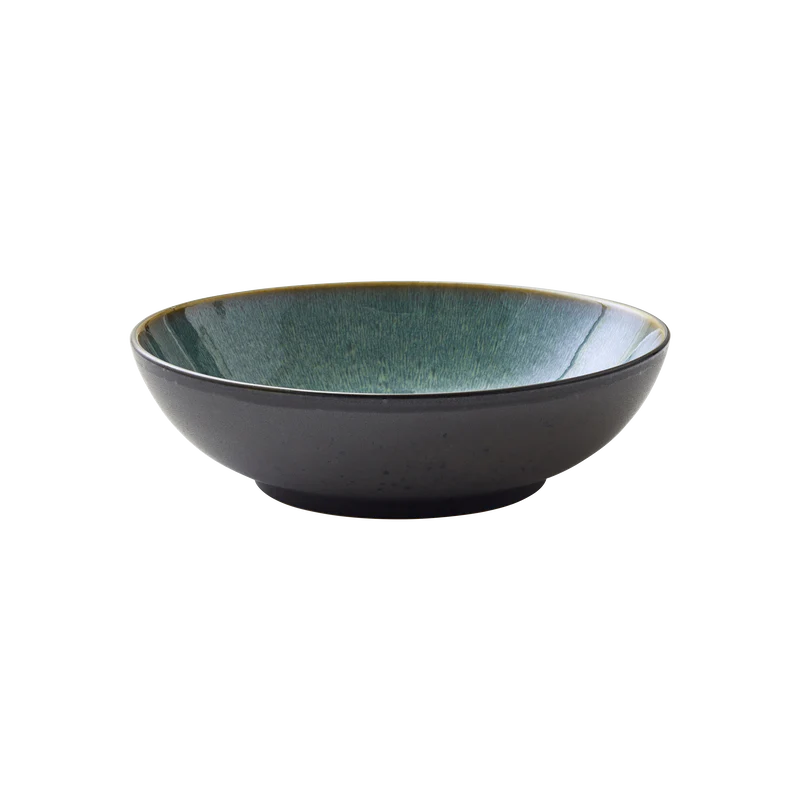 Salad Bowl 24cm Black Dark Blue Bitz - Inhomebuy