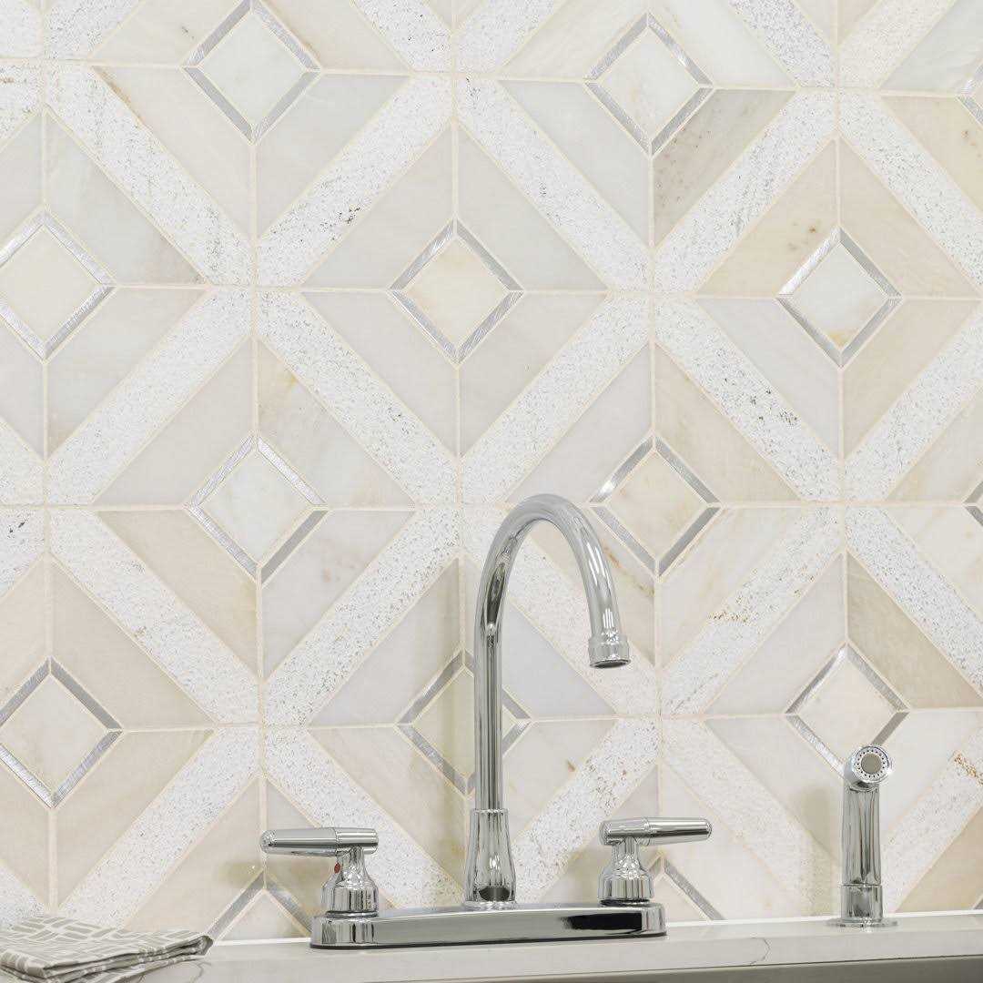 MSI Verona Pattern 11.85 in. x 11.85 Multi-Surface Mesh-Mounted Mosaic Tile - Inhomebuy