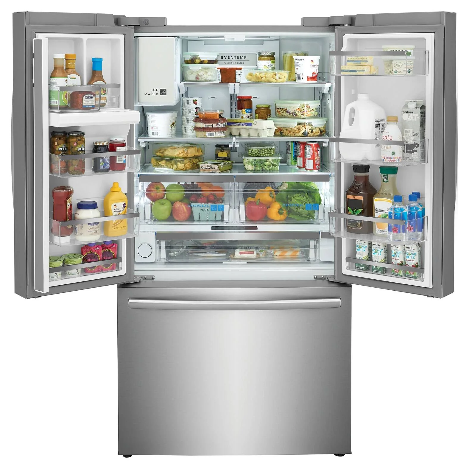 FRIGIDAIRE GALLERY 36 IN 22.6 CU FT. COUNTER-DEPTH FRENCH DOOR REFRIGERATOR WITH AUTO-CLOSE DOORS - - Inhomebuy