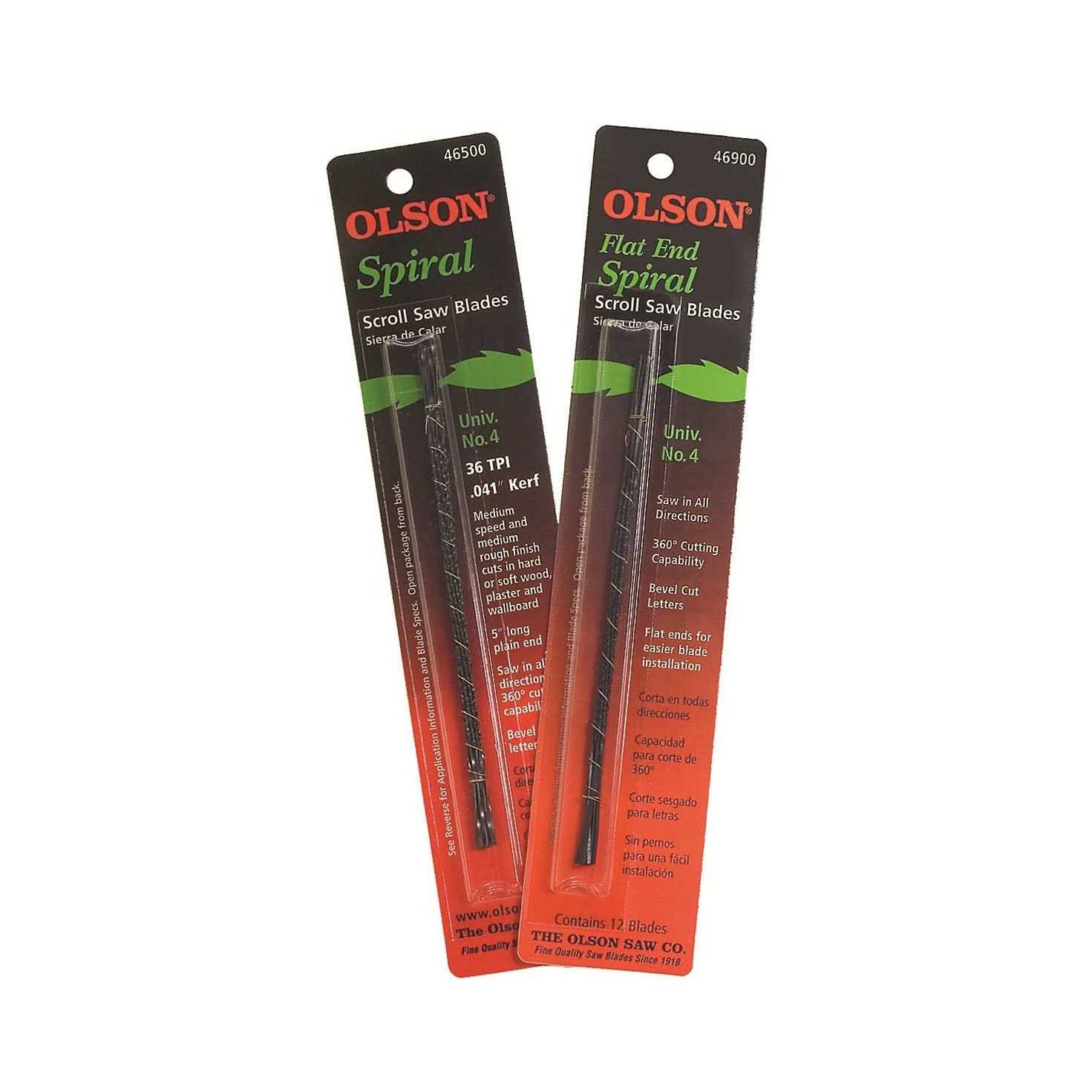 Olson Saw PG49802 PGT Assortment Scroll Saw Blade - Inhomebuy