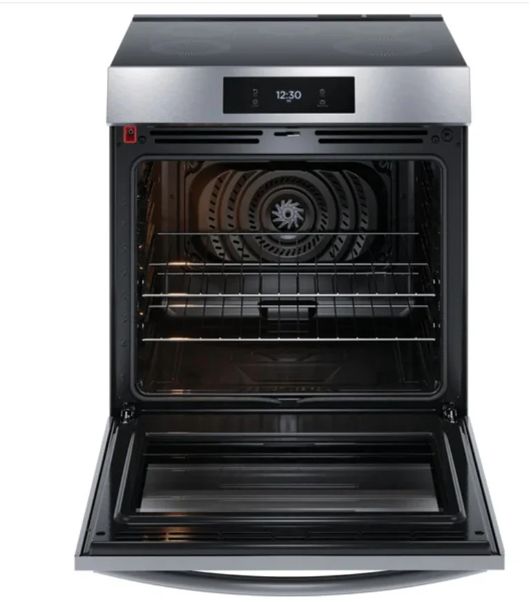 FRIGIDAIRE GALLERY 30 IN. 6.2 CU.FT FREE STANDING INDUCTION FRONT CONTROL RANGE WITH AIR FRYER AND T - Inhomebuy